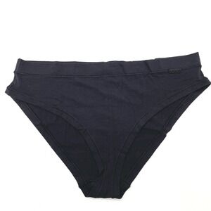 Savage X Fenty Womens Underwear 3X High Leg Brief Black Cotton Essentials Cheeky